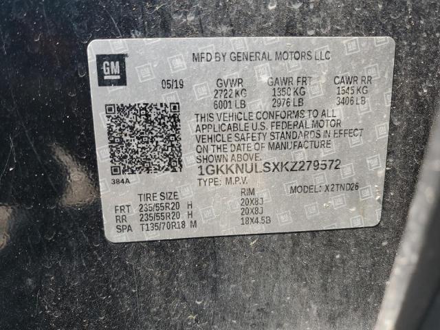 2019 GMC ACADIA SLT-1 1GKKNULSXKZ279572