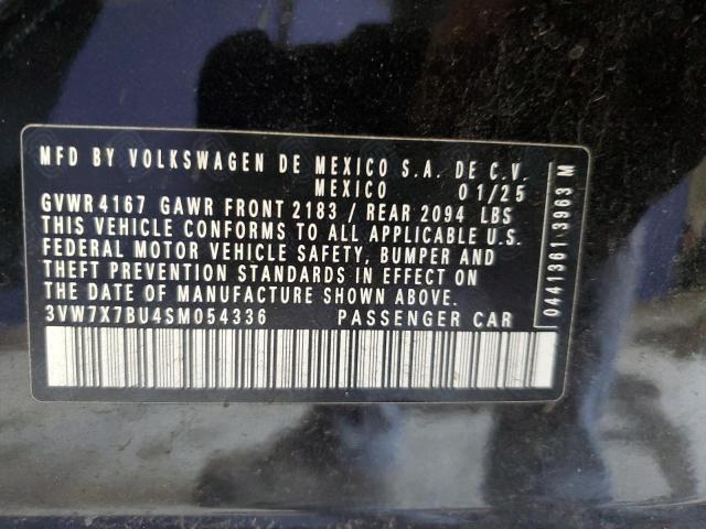 2025 VOLKSWAGEN JETTA SE 3VW7X7BU4SM054336