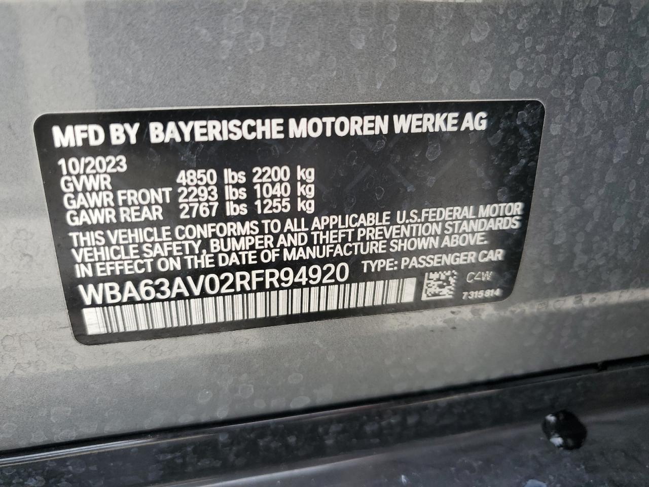 BMW 4 SERIES GRAN COUPE GRAN COUPE