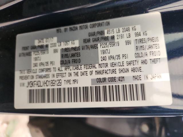2017 MAZDA CX-5 GRAND JM3KFADLXH0189129