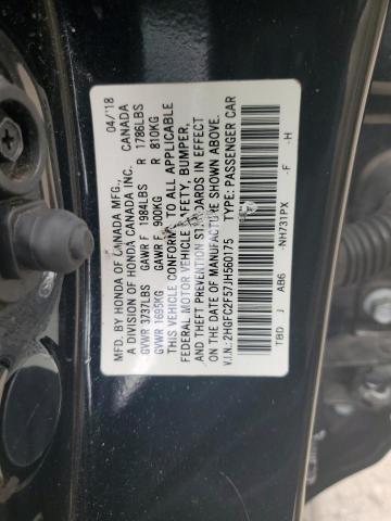 2018 HONDA CIVIC LX 2HGFC2F57JH560175