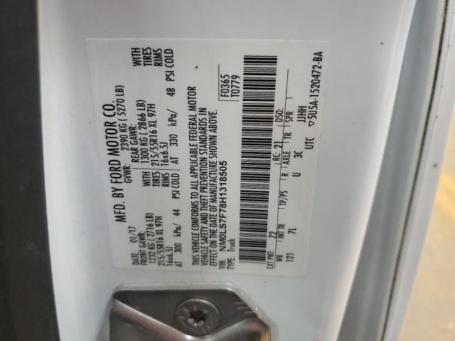 2017 FORD TRANSIT CO - NM0LS7F78H1318505