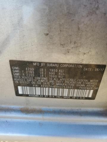 2017 SUBARU IMPREZA 4S3GTAA60H3753665