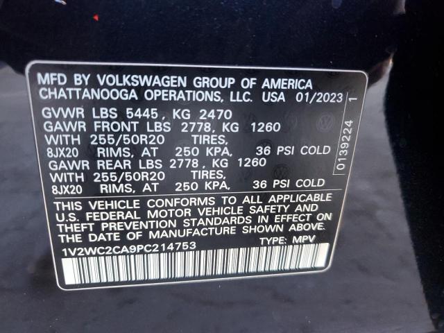 2023 VOLKSWAGEN ATLAS CROS 1V2WC2CA9PC214753