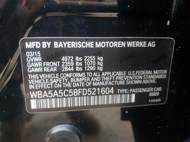 2015 BMW 528 I WBA5A5C58FD521604