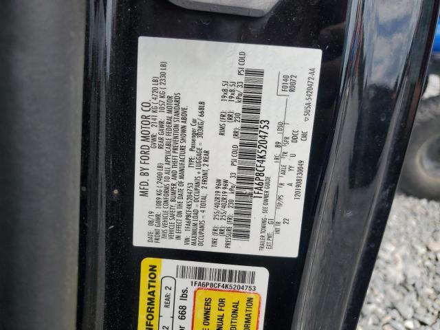 2019 FORD MUSTANG GT - 1FA6P8CF4K5204753