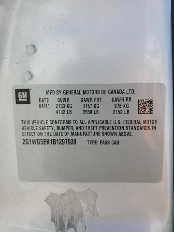 2011 CHEVROLET IMPALA LT - 2G1WG5EK1B1297938