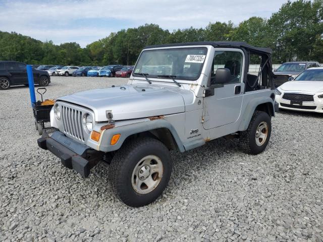 JEEP WRANGLER / 2006 silver  gas 1J4FA29S96P764110 photo #1