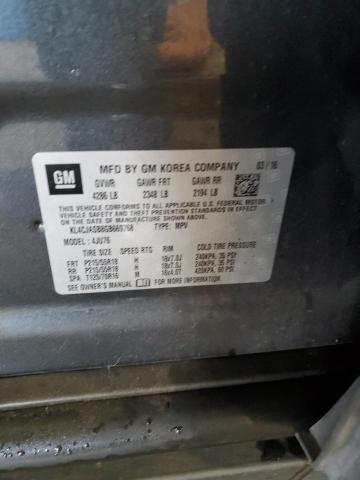 2016 BUICK ENCORE KL4CJASB8GB669768