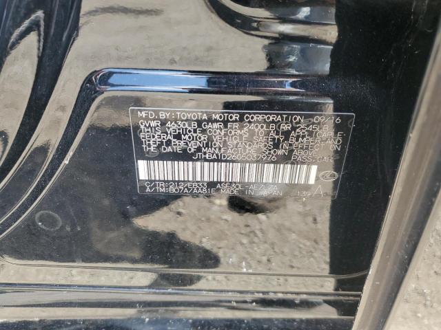 2016 LEXUS IS 200T JTHBA1D26G5037976