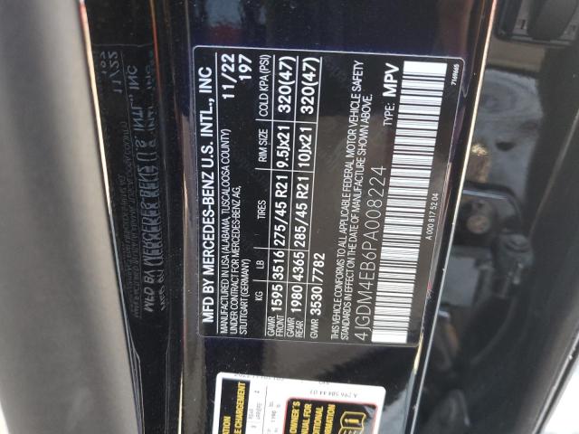 2023 MERCEDES-BENZ EQS SUV 58 4JGDM4EB6PA008224