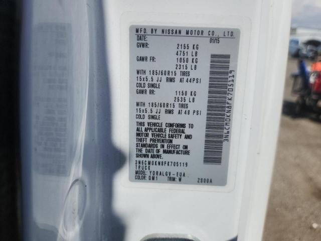 2015 NISSAN NV200 2.5S - 3N6CM0KN8FK705119