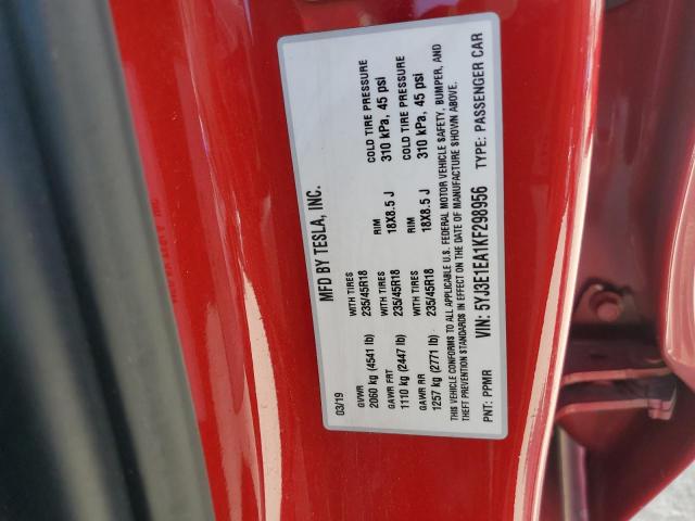 2019 TESLA MODEL 3 - 5YJ3E1EA1KF298956