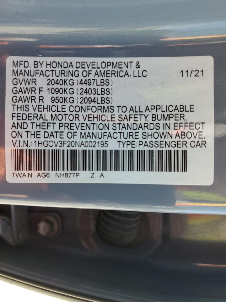 HONDA ACCORD HYBRID SPORT