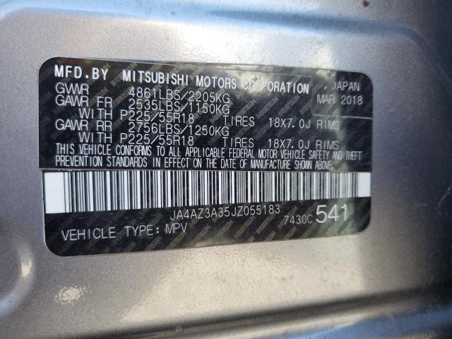 2018 MITSUBISHI OUTLANDER - JA4AZ3A35JZ055183