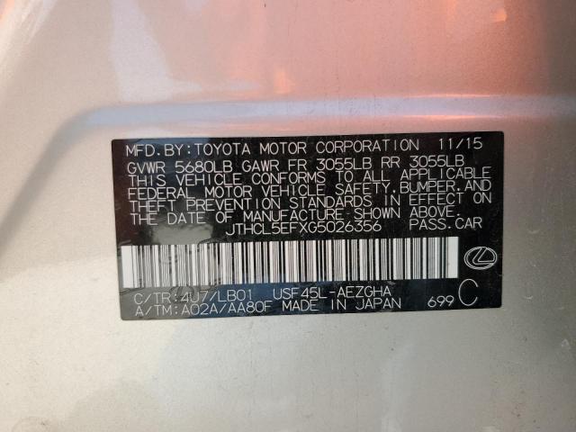 2016 LEXUS LS 460 JTHCL5EFXG5026356