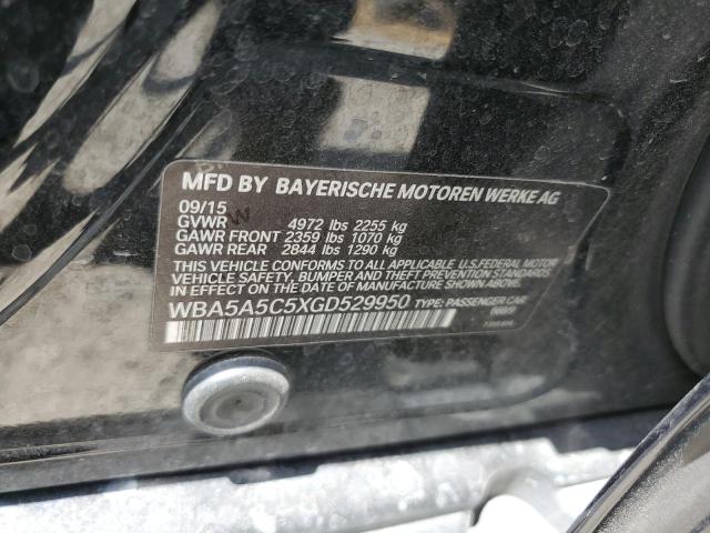 2016 BMW 528 I WBA5A5C5XGD529950
