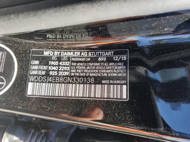 2016 MERCEDES-BENZ CLA 250 #3304117490