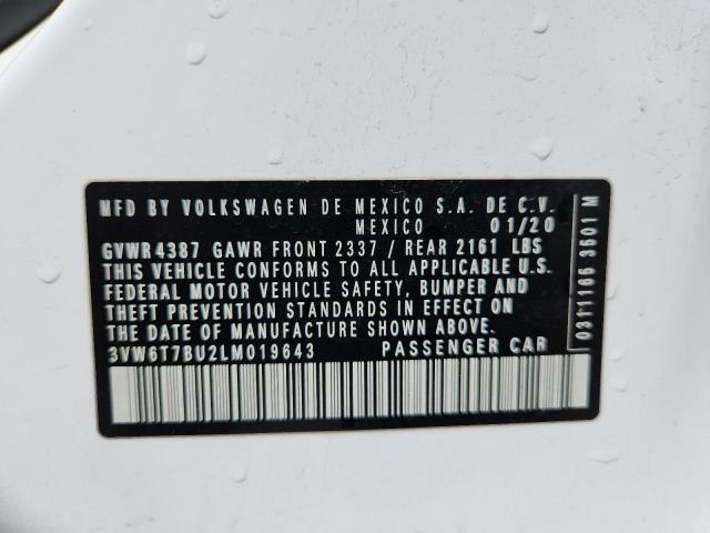 2020 VOLKSWAGEN JETTA GLI 3VW6T7BU2LM019643