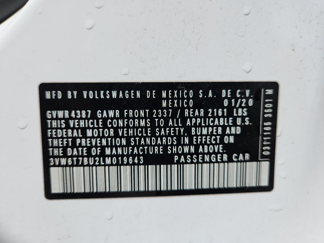 VOLKSWAGEN JETTA GLI