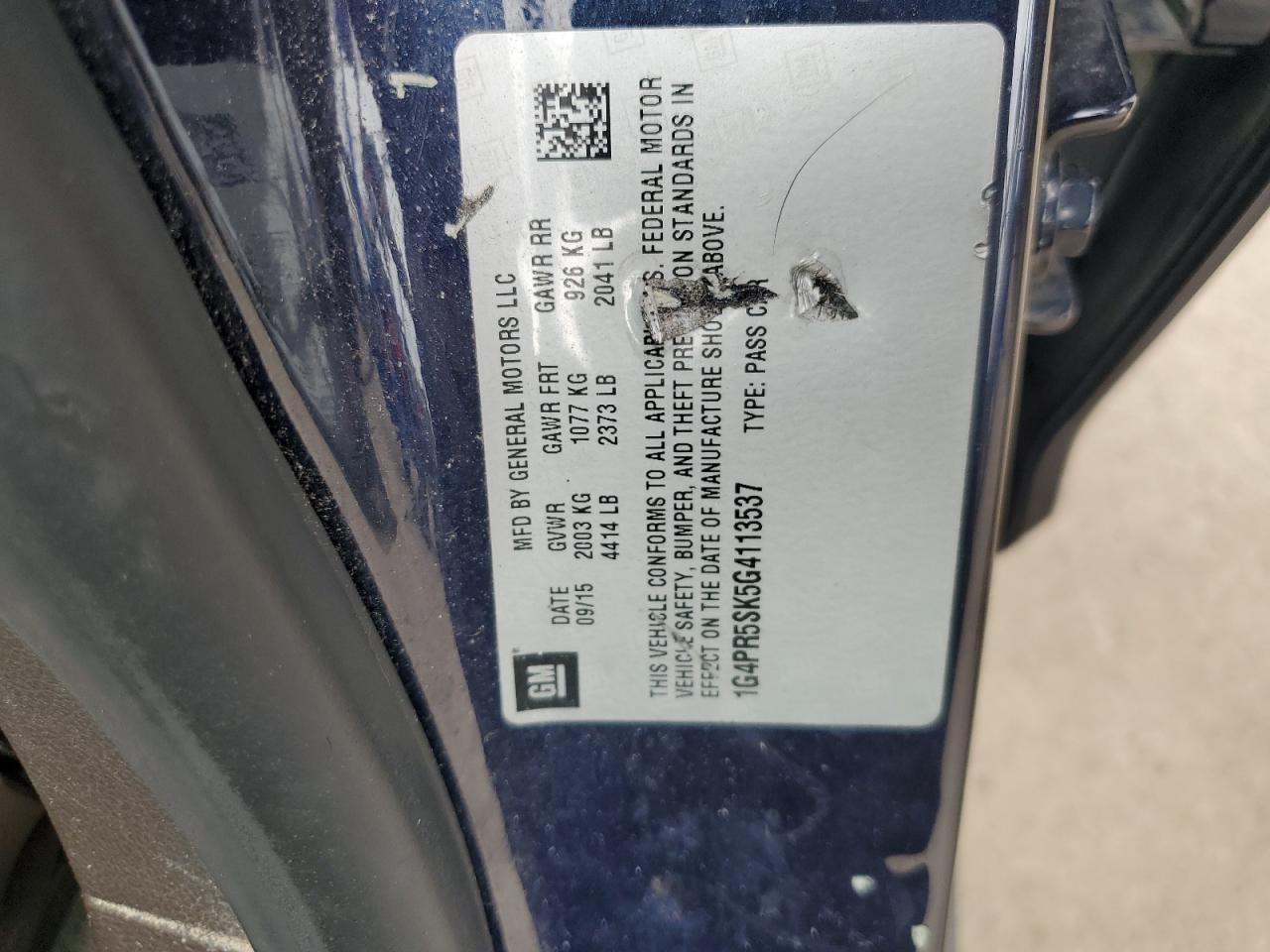 BUICK VERANO CONVENIENCE