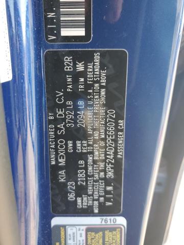 2023 KIA FORTE LX 3KPF24AD2PE660720