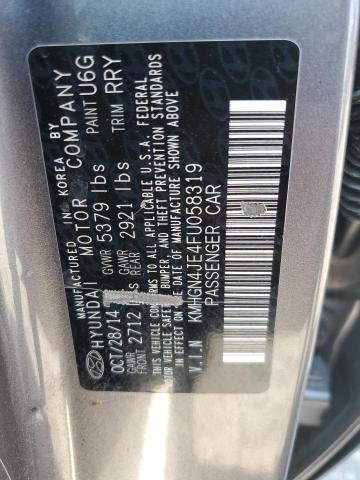2015 HYUNDAI GENESIS 3. KMHGN4JE4FU058319