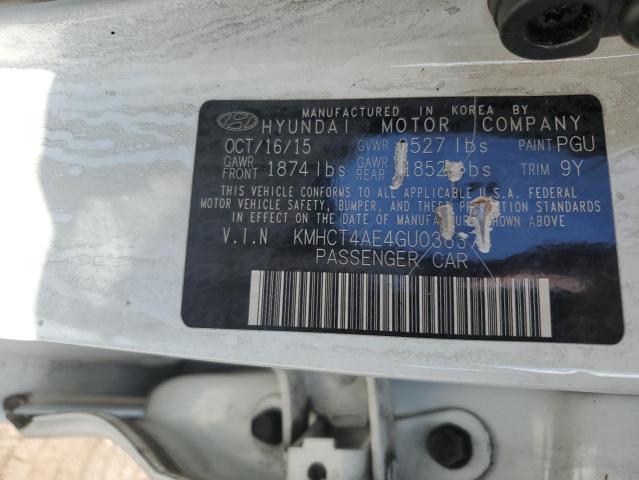 2016 HYUNDAI ACCENT SE KMHCT4AE4GU036374