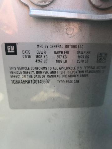 2016 CADILLAC ATS - 1G6AA5RA1G0145507