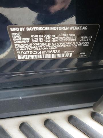 2017 BMW X5 XDR40E 5UXKT0C35H0V96528