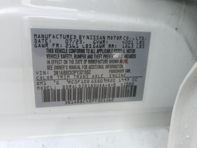 2023 NISSAN SENTRA SV 3N1AB8CV2PY321562