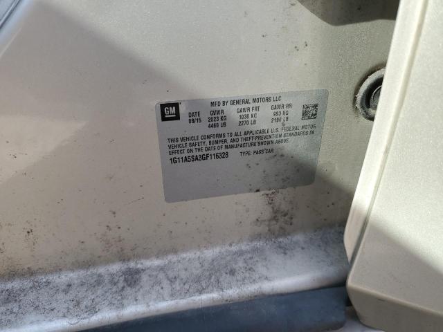 2016 CHEVROLET MALIBU LIMITED LS 1G11A5SA3GF116328