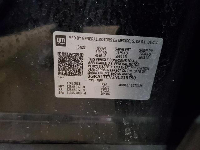 2022 GMC TERRAIN SL - 3GKALTEV3NL216750