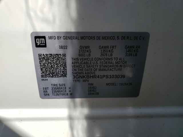 2023 CHEVROLET BLAZER 2LT 3GNKBHR41PS103039