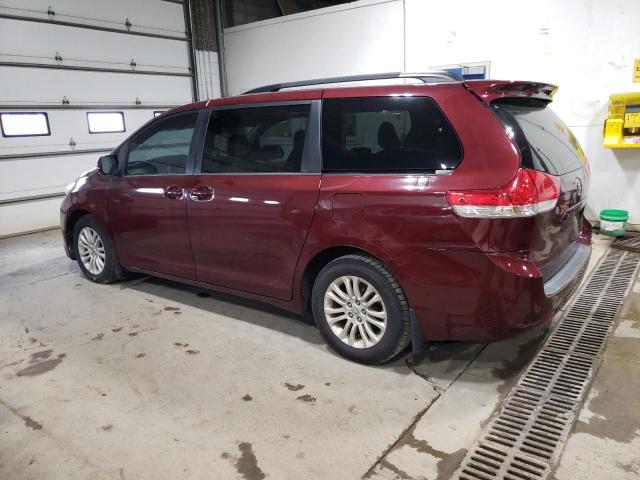 TOYOTA SIENNA XLE 2013 red sports v gas 5TDYK3DC5DS289222 photo #3