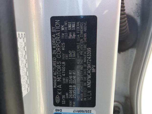 2017 KIA SPORTAGE LX KNDPMCAC9H7243399