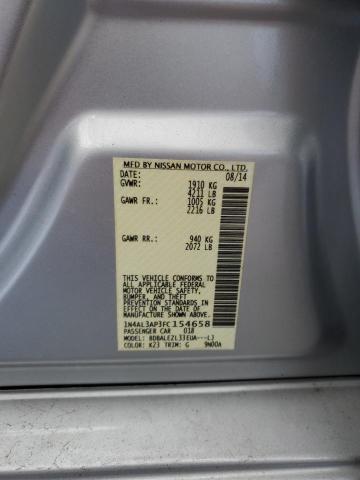 2015 NISSAN ALTIMA 2.5 1N4AL3AP3FC154658