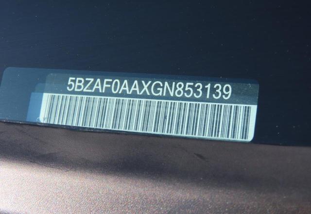 2016 NISSAN NV 3500 S 5BZAF0AAXGN853139