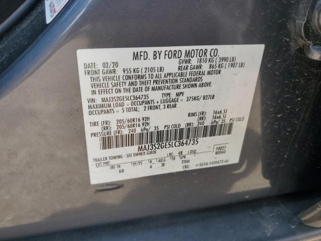 2020 FORD ECOSPORT S - MAJ3S2GE5LC364735