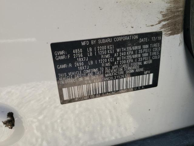 2020 SUBARU OUTBACK LI - 4S4BTANC0L3152612