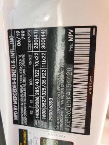 2019 MERCEDES-BENZ GLE COUPE - 4JGED6EB5KA154428