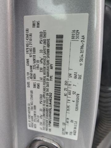 2020 FORD ESCAPE SEL 1FMCU0H65LUA46202