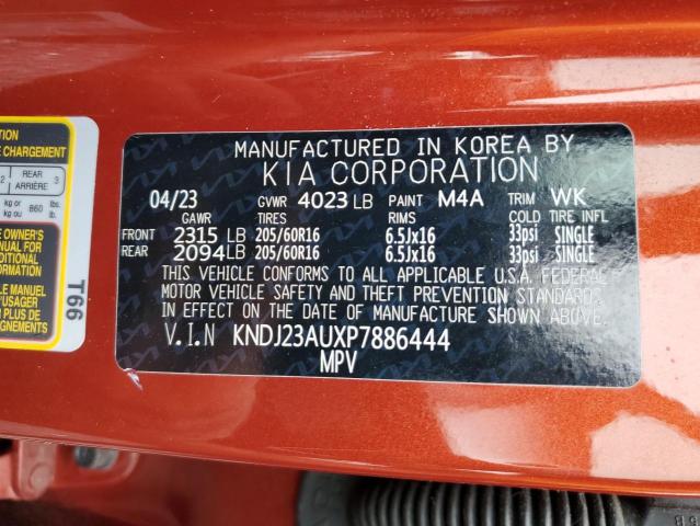 2023 KIA SOUL LX KNDJ23AUXP7886444