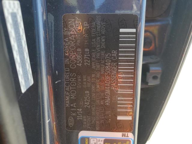 2015 KIA OPTIMA HYB KNAGM4AD3F5084075