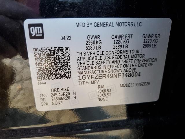 2022 CADILLAC XT4 SPORT 1GYFZER49NF148004