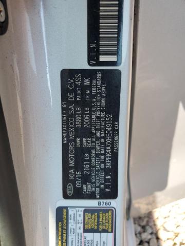 2017 KIA FORTE LX 3KPFK4A7XHE049152