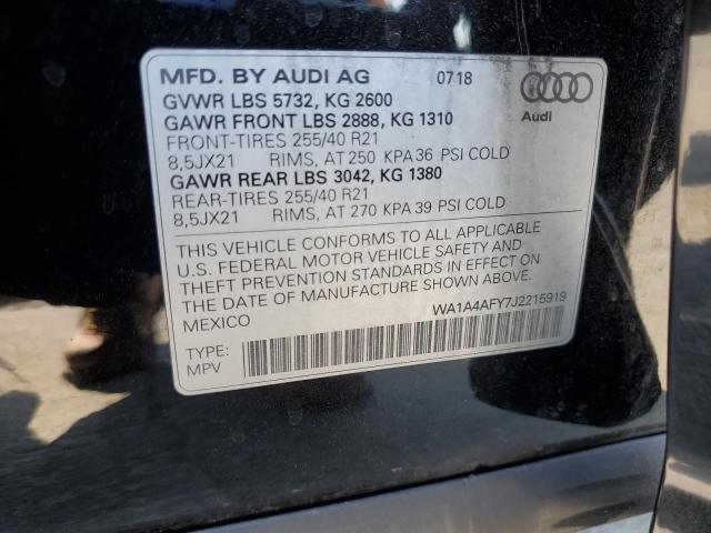 2018 AUDI SQ5 PREMIU WA1A4AFY7J2215919