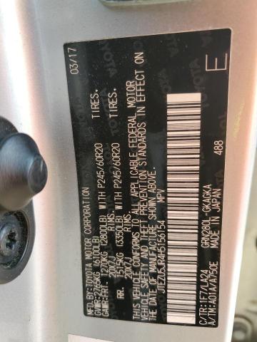 2017 TOYOTA 4RUNNER SR JTEZU5JR4H5156154