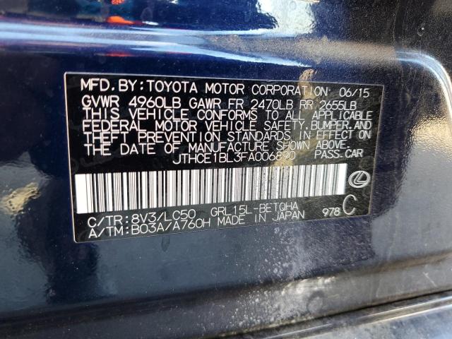 2015 LEXUS GS 350 JTHCE1BL3FA006890