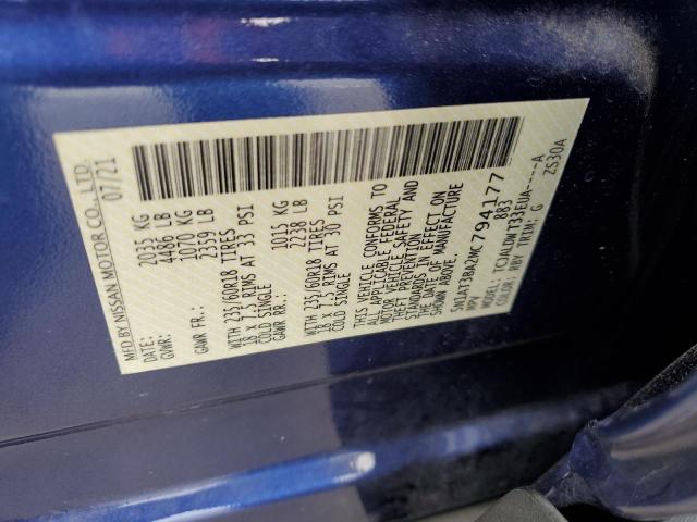 2021 NISSAN ROGUE SV 5N1AT3BA2MC794177